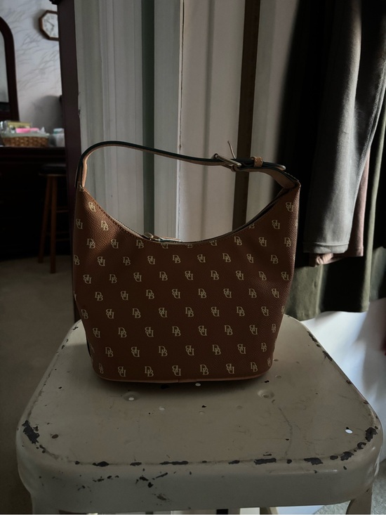 Dooney & Bourke Handbags - Dooney & Bourke Brown Monogram Shoulder Bag